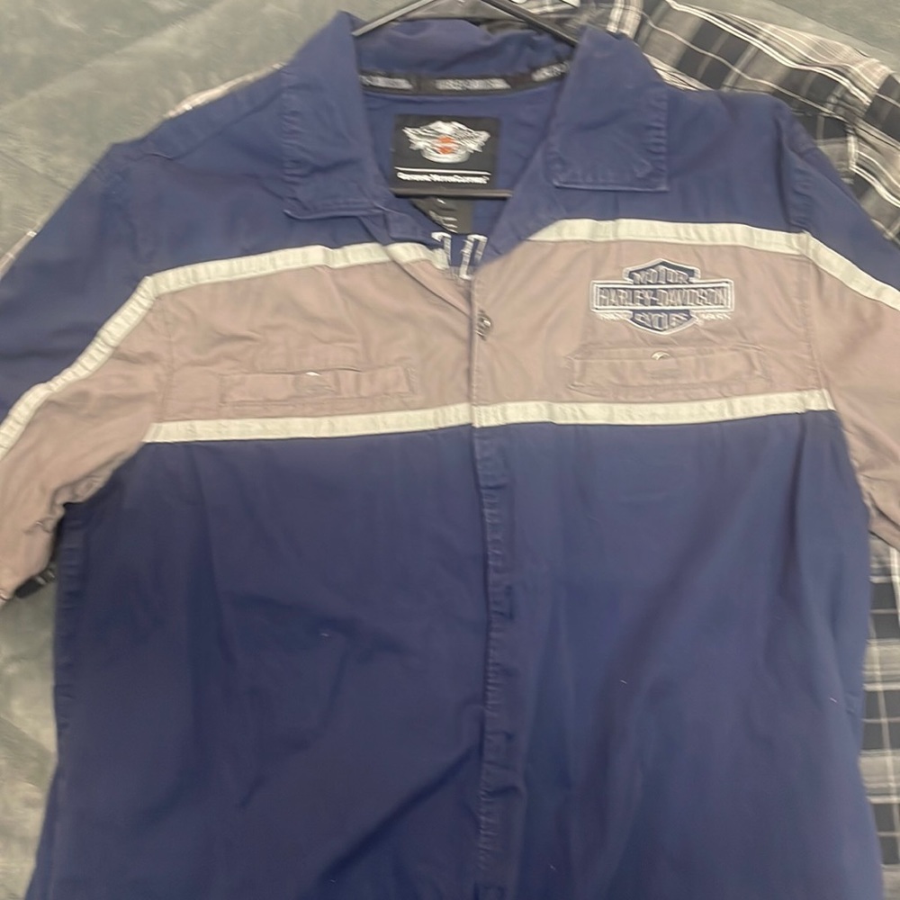 Mens Large Harley Davidson Short sleeve